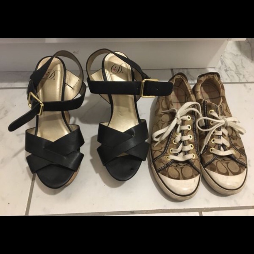 Wedges and shoes